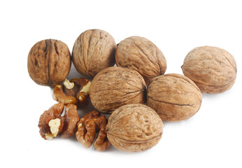 walnuts isolated 