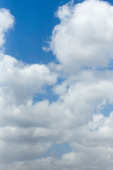 Fototapeta premium beautiful clouds on a blue sky