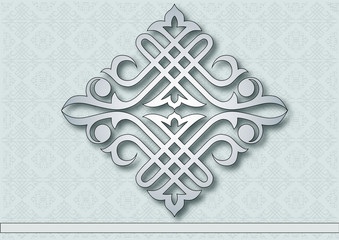 Kare motif ve arka fon