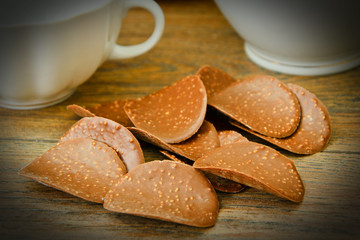 Sweet Edible Decorations: Chocolate Chips.
