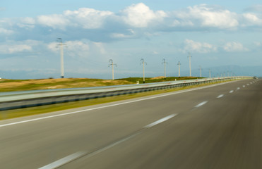 Fototapeta premium asphalt road