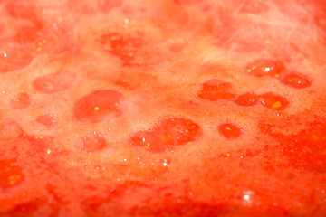 tomato as a background. close