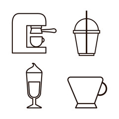 Coffee drink shop design.
