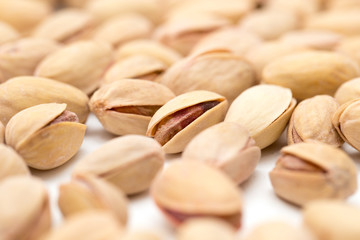 pistachios. close