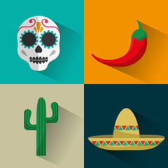 Mexican culture design 