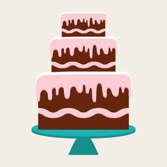 Birthday cake and desserts.