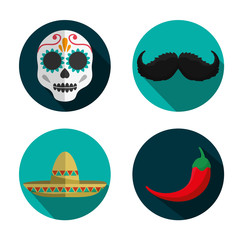 Mexican culture design 