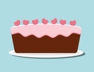 Birthday cake and desserts.