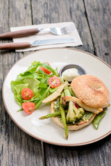 Salad Bagel
