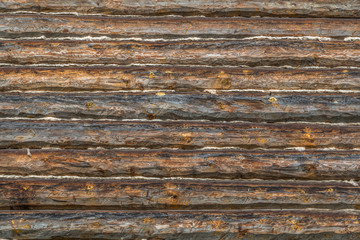 The background with the texture of logs