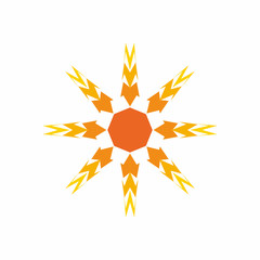 Abstract Halftone Design Elements