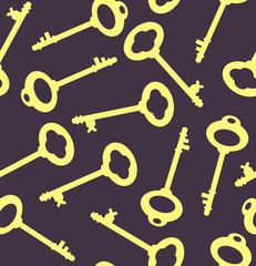 vintage keys pattern