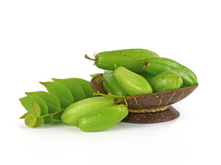 Bilimbi fruits of South East Asia