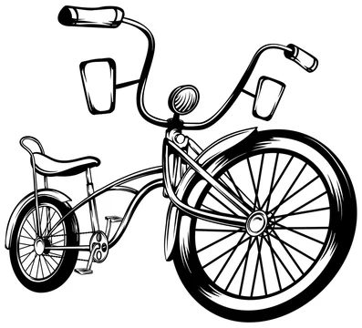 Lowrider Bike Stock Vector | Adobe Stock