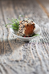 Thunfisch Sushi als Fingerfood