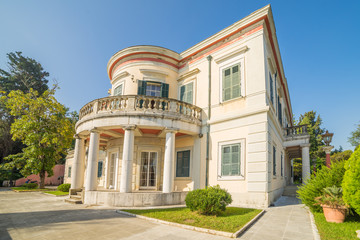 Mon Repo palace at Corfu island