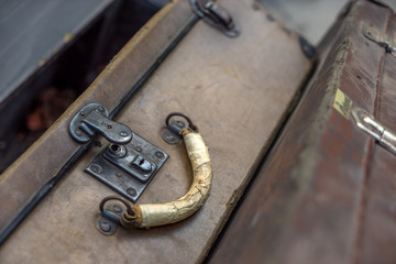 Old vintage suitcases