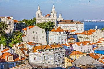Fototapeta na wymiar Saint Vicente de Fora Monastery, Lisbon, Portugal