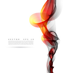 Vector abstract smoke background.