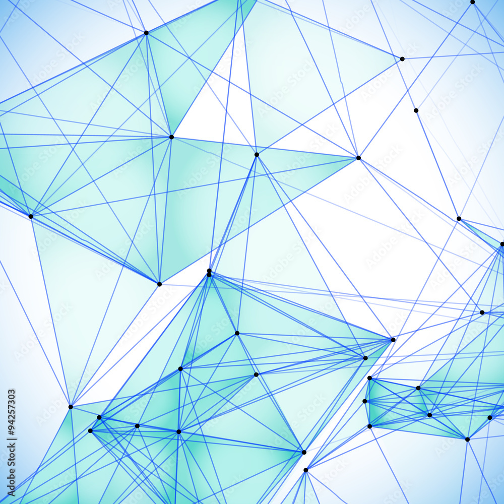 Poster abstract background with dotted grid