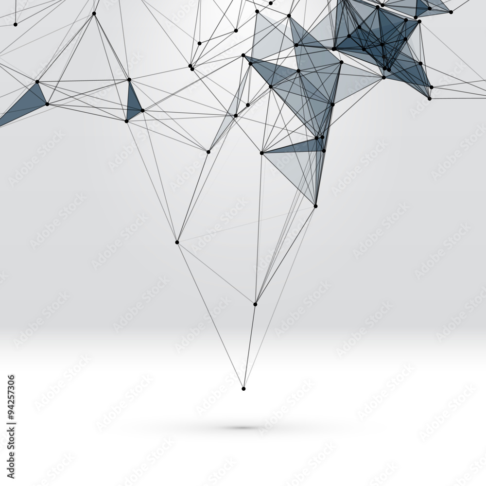 Aufkleber abstract background with dotted grid