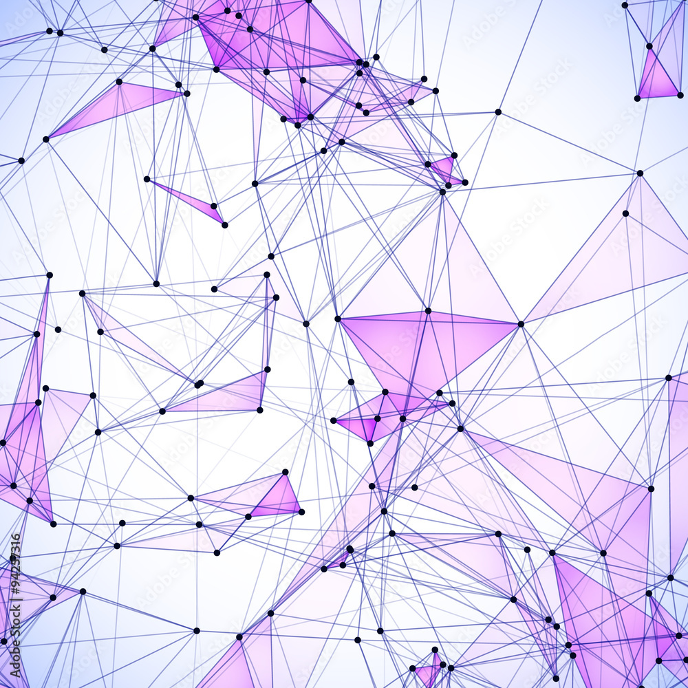 Poster Abstract background with dotted grid