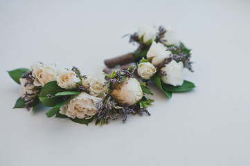 Decoration of roses to the costume 3818. © alenazamotaeva