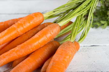 Delicious fresh carrots
