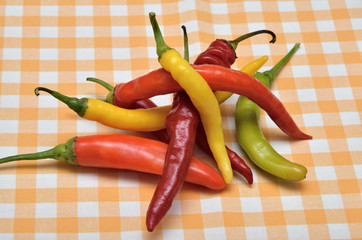 Hot chilli peppers