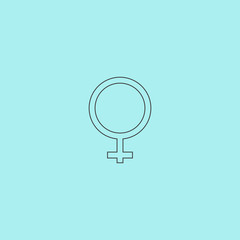 female sign icon.