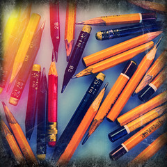 old drawing pencils
