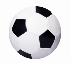 Soccer ball isolated over white background
