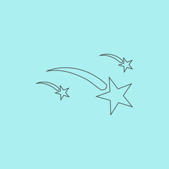 Naklejka premium Meteor icon