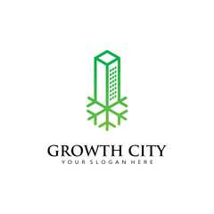 Growth city Real Estate logo icon