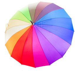 Closed Rainbow umbrella