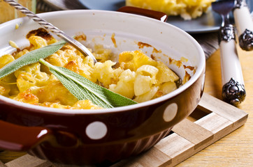 Casserole with pasta