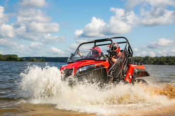 ATV in action, having fun