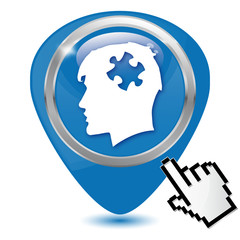 puzzle head icon