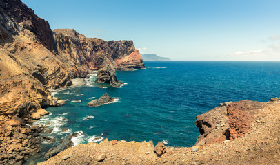 Ocean with mountains