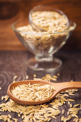 oat in spoon
