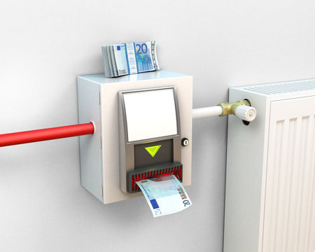 bill acceptor next to the battery