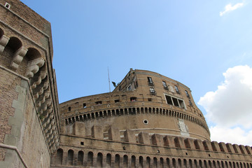 Fototapeta na wymiar Rome,Italy,Castel Sant'Angelo,summer.