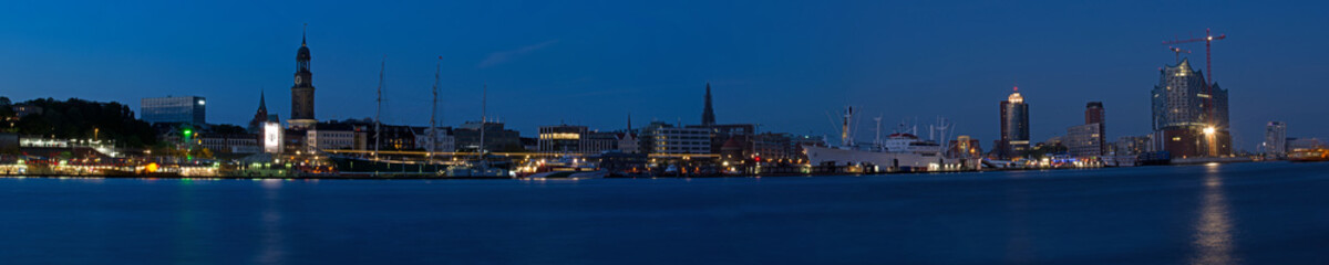 Fototapeta na wymiar Hamburg Panorama