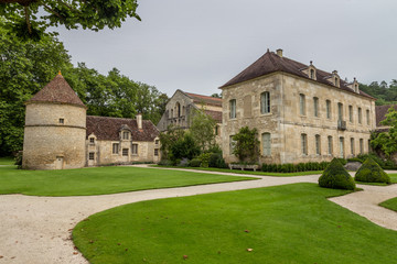 Cistercian Abbey of Fontenay in Burgundy, France. 