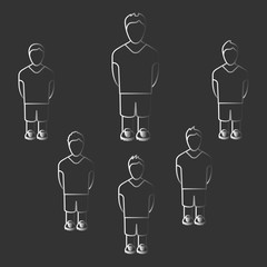 Team Players Silhouettes