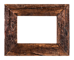 empty old wood frame