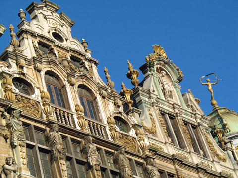 Bruxelles, façades baroques sur la Grand-Place