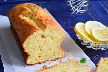 Lemon loaf pie
