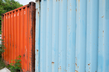 Container background.