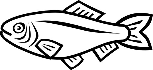 Simple Fish Vector © vector_maker